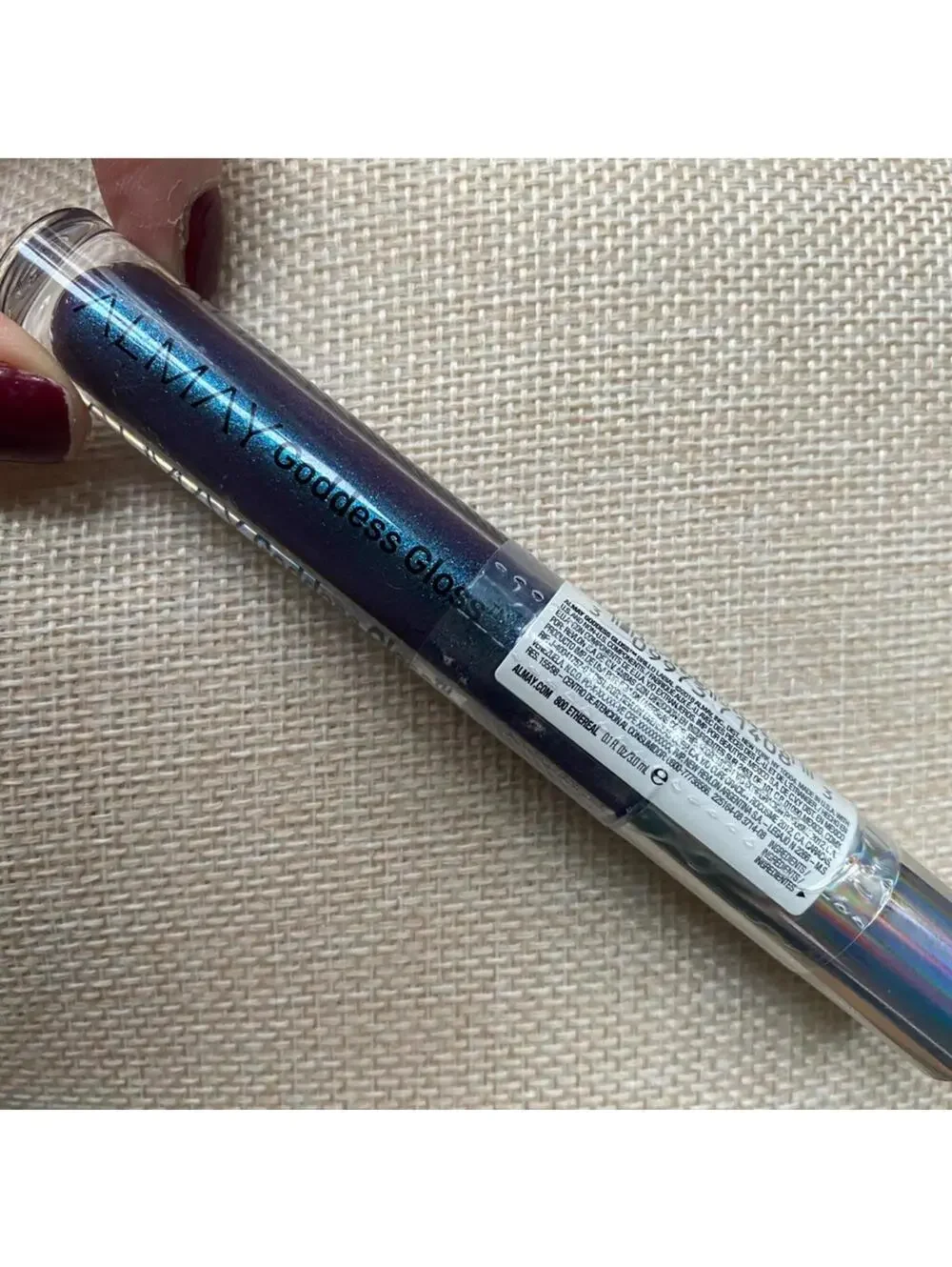 NWT Almay Goddess Lip Gloss Ethereal Iridescent 1 Fl. Oz.